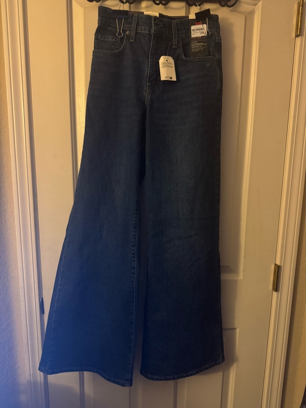 Levi's Dark Blue Wide-Leg Women’s Jeans